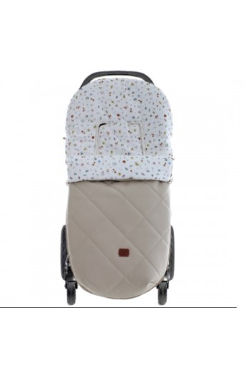 Saco universal para cochecito ajustable de ancho diseñado para el  crecimiento del bebé, bolsa impermeable de alto rendimiento, beige