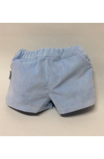 representante Especificado propiedad Pantalon corto de pana en color azul de Babidu