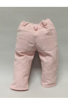 Pantalon largo pana rosa